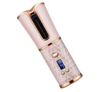 PHENOFICE Rechargeable Wireless Hair Curler with Adjustable Temperature Automatic Hair Curling Tool and Alloy Ceramic Coating Cordless Curling Iron for DIY Hairstyle at Home for Women