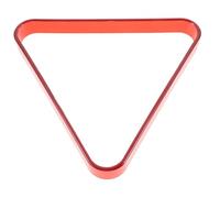 PHENOFICE Red Billiard Ball Rack Triangle Frame for Pool Balls Holder Sturdy PC Material Sturdy Design Suitable for Home Pool Table and Community Centre Use
