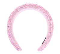 PHENOFICE Rhinestone Head Hoop Hair Accessory Padded Cloth Sponge Material No Deformation Avoid Headaches Light Weight Women Party Costumes Decoration Headwear