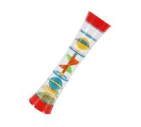 PHENOFICE Rotating Kaleidoscope Toy for Kids Red Plastic Cognitive Plaything Educational Hand Bell Design Sensory Toy for Creative Learning and Play