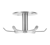 PHENOFICE Rotating Stainless Steel Utensil Hook Heavy Duty Under Cabinet Hanger for Kitchen Organization Space-Saving Storage for Utensils and Tools