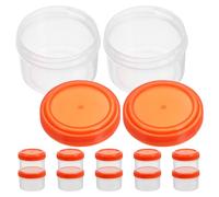 PHENOFICE Sauce Containers with Lids Leakproof and Spill Prevention 12pcs Small Portable 35ml Reusable Pp Condiment Cups for Picnics and On-the-go Meals