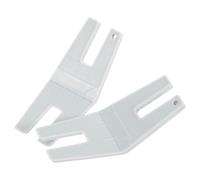PHENOFICE Sewing Machine Simple Operation Plastic Button Plates 2pcs Double-sided Design Sewing Machine Accessory for Home and Professional