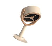 PHENOFICE Small Desktop Extractor Fan Portable Cooker Hood with Grease Filter, Mini Tabletop Kitchen Exhaust Fan for Indoor Bbq and Cooking Smoke Removal