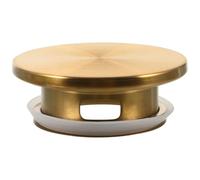 PHENOFICE Stainless Steel Water Kettle Airtight Cover with Golden Finish, Easy to Clean Replacement Lid for Household Water Pitcher, Prevents Contamination and Fits Standard Jugs