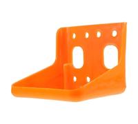 PHENOFICE Sturdy Pe Livestock Salt Block Holder for Sheep and Horse, Thickened Orange Lick Brick Storage Box with Stable Base for Commerce and Home Livestock Farms
