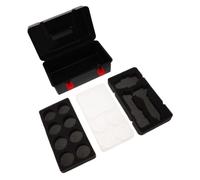 PHENOFICE Sturdy Plastic Gyro Travel Case with Handle and Liners Battling Top Storage Box Organizer for Space-Saving Empty Gyro Storage Container with Protective Compartments for Spinning