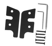 PHENOFICE Sun Visor Repair Kit with Auto Hook Black Interior Vehicle Clip Replacement Easy Install Visor Shade Fixing Bracket Compatible with Cars for UV Protection