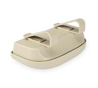 PHENOFICE Sunglass Holder for Car Women Car Accessories Sun Visor Organizer Sunshade Beige