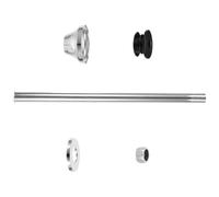 PHENOFICE Urinal for Straight Kit in Stainless Pipe Replacement Steel Conical Cover and Water Sealing Gasket Leakproof Water Connection Public Restrooms and High-Traffic Environments