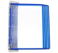 PHENOFICE Wall Mounted Reference Organizer: 5-Pocket File Holder Paper Document Folder Holder For Displaying Landscape Or Portrait Documents