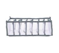 PHENOFICE Wardrobe Jeans Drawer Organizer with Multi-grid Compartment Design, Mesh Clothes Storage Box Made of Gauze, Practical to Use and Increasing Storage Capacity for Home