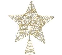 PHENOFICE Xmas Tree Star Topper Glittery Five-pointed Star Decoration for Holiday Cheer for Christmas Tree Ornamentation Versatile for Homes Offices and Events