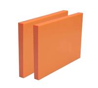 Phenolic Plastic Board, Bakelite Phenolic Resin Flat Board Orange Red Multiple Sizes Pack Of 2 PCB Drilling Plate(200x300x5mm)