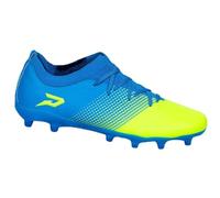 Phenom Elite Quantum Energy All-Purpose Cleats - Columbia Blue & Slime Edition | Carbon Fiber Lightweight Speed Cleats for Men’s & Kids, Columbia Blue & Slime, 5