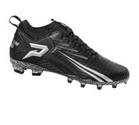 Phenom Elite Quantum Speed 2.0 Football Cleats - Team Color | Men's Lightweight Speed Performance Cleats, Black, 14