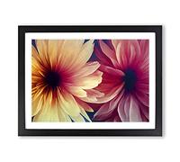 Phenomenal Flowers Framed Print | A4 Black Framed Wall Art | Ready to Hang | Modern Floral Picture | Living Room Bedroom Lounge Office