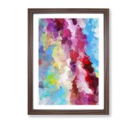Phenomenal Vision Abstract Framed Print | A3 Walnut Framed Wall Art | Ready to Hang | Abstract Fantasy Picture | Living Room Bedroom Lounge Office
