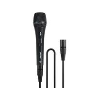 Phenyx Pro Vocal Microphone, Supercardioid Dynamic Mic with 16.4 ft XLR Cable, Mic Clip, Storage Bag, Wired Handheld Microphone for Singing, Stage, Studio, Karaoke (PM-26S)