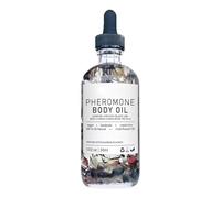 Pheromone Body Oil for Women, With Rose Petal & Sweet Almond Oil, Moisturizes Skin, Boosts Confidence & Social Allure, Long-Lasting Scent (1PC)