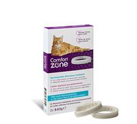 Comfort Zone Cat Calming Pheromone Collar, Helps Cats Feel Safe, Happy, Calm, Reduces Stress, Anxiety and Unwanted Behaviours, With Breakaway Feature for Safety, 2 Collar Pack, White