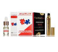Pheromone for Women COPULINOL&MAX Female Pheromone Perfume for Women Original Strong Pheromone Cologne Gift for Her Womens Fragrance Feromon Perfume Scent Infused Essential Oil Essence 10ml+5ml+8ml