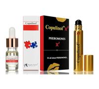 Pheromone for Women COPULINOL&X2 Female Pheromone Perfume for Women Original Ultra Strong Pheromone Cologne Gift for Her Womens Fragrance Feromon Perfume Scent Infused Essential Oil Essence 5ml+8ml