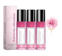 Pheromone Parfum for Women - Rose Rollerball Fragrance, 2024 New Secret Pheromone Parfum Enhanced Scents Pheromone Perfume, Womens Perfume, Women's Perfume Gift for Women Girls (3PC)