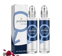Pheromone Perfume for Men, Cupids Hypnosis Cologne for Men Women, Mens Pheromone Roller Ball Perfume Fall in Love with You, Magical Cupid Fragrances Romantic Perfumes Spray (30ml, 2PC Blue)