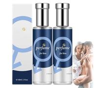 Pheromone Perfume for Men, Hypnosis Cologne for Men, Men's and Women's Interesting Sex-Perfume, Long Lasting Romantic Perfumes Spray, Pheromone Infused Essential Oil Perfumes (30ml, 2PC)