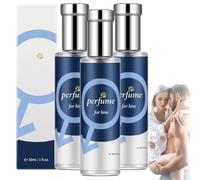 Pheromone Perfume for Men, Hypnosis Cologne for Men, Men's and Women's Interesting Sex-Perfume, Long Lasting Romantic Perfumes Spray, Pheromone Infused Essential Oil Perfumes (30ml, 3PC)