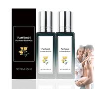 Pheromone Perfume for Men, Mens Perfume, Eau de Roll On Perfume for Men to Attract Women, Long-Lasting Fragrance, Small and Portable, Easy to Carry, Suitable for Dating and Everyday Life (2PC)