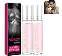 Pheromone Perfume Roll-On 10ML, Natural Essential Oil Infused Cologne for Women & Men, Long Lasting Fragrance for Daily Use, Portable Roller Ball Perfume Gift Set (Female-2pc)