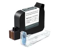 Phezer Original 42ml Black Quick Dry Solvent Ink Cartridge Replacement for 0.5inch/12.7mm Handheld Inkjet Printers P15 / P16 / P18 (Black)