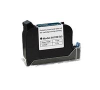 Phezer Original 42ml Black Quick Dry Solvent Ink Cartridge Replacement for 0.5inch/12.7mm Handheld Mini Inkjet Printers PC11 (Black)