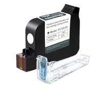 Phezer Original Quick Dry Solvent Ink Cartridge Replacement PS100 Handheld Inkjet Printer and Mini Inkjet Printer, Compatible for 0.5 inch/12.7mm Nozzle Coding Machine (White, 42ml)