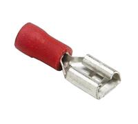 PHF-31 Red Pre-Insulated Female Connector (100 Pack) for electrical installations, ensures safe and durable connections in wiring, providing efficiency and quality in every use.