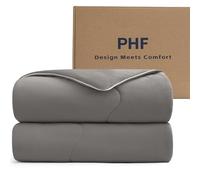 PHF Cooling Comforter King Size, EcoCosy Breathable Cooling Blanket for Hot Sleepers, Soft Lightweight Q-Max>0.52 Summer Silky Comforter for Night Sweats to Keep Cool, 108"x90", Charcoal