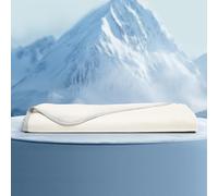 PHF Double Cooling Throw Blanket for Hot Sleepers, Arc-Chill Q-Max>0.5 with Double Cooling, Summer Blanket Absorbs Heat to Keep Cool All Night for Night Sweats (Cannoli Cream, 50''x60'')