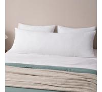 PHF Ultra Soft Waffle Weave Body Pillowcase with Zipper, No Insert, 1Pack 20" x 54" Pillow Sham, Breathable & Skin-Friendly Body Pillow case, Stylish Decorative Bed Pillow Cover, White