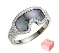 PHFDQKG Adjustable Ski Goggles Ring, Fun Ski Goggles Ring, Retro Style, Unique Winter Sports Accessory