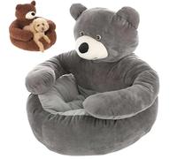PHFDQKG Cute bear hug dog and cat bed, teddy bear dog bed with a non-slip, removable bottom, suitable for both cats and dogs