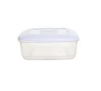 PHG Classic Plastic Food Storage Container with Lid | Durable Plastic Container for Kitchen | Airtight Freezer Container | Premium Takeaway Containers | White | 7 Litres | Pack of (1)