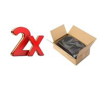 PHG Extra Heavy-Duty Trash Bags | Premium Quality Plastic Bin Bags | Durable Plastic Waste Bags | Extra Strong Refuse Sacks for House-Use | Black | 100 Litres (Pack of 2 (20 Bags))