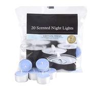 PHG Fresh Scented Tealight Candle Set - 8 Hour Burn Time | Fancy Home Decoration Candles (Cotton Fresh-Large)