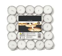 PHG Fresh Scented Tealight Candles with 8 Hour Burn Time | Long-Lasting Tealight Candle Set | Fancy Tealight Candles for Home Decoration | Quality Tealight Candle (Unscented Pack of 50)