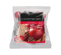 PHG Fresh-Scented Tealights Candle with 8 Hour Burn Time | Long-Lasting Tealight Candle Set | Fancy Home Decor Tealight Candles | Premium Quality Tealight Candle (Apple and Cinnamon)