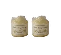 PHG Premium Edition Vanilla Fragranced Pillar Candles | Stylish Long-Lasting Scented Pillar Candles | Classic Pillar Candles | Decorative Pillar Candles | Multipack (Pack of 2, 50 Hour)