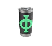Phi - 21st Letter of the Gr lphabet Stainless Steel Insulated Tumbler