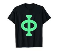 Phi - 21st Letter of the Gr lphabet Value Graphic T-Shirt, Men, Black, XL